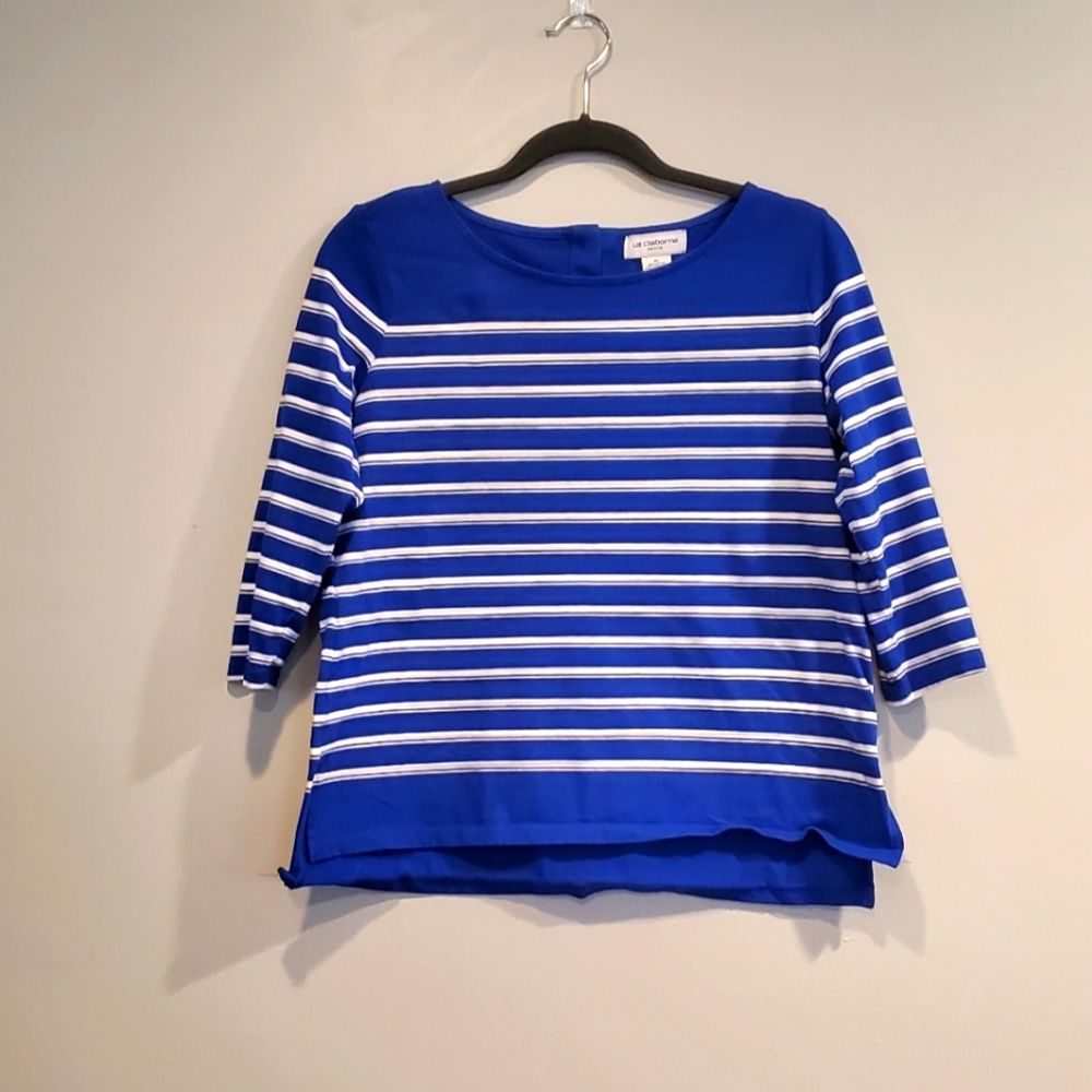 Blue & White Striped Shirt PL